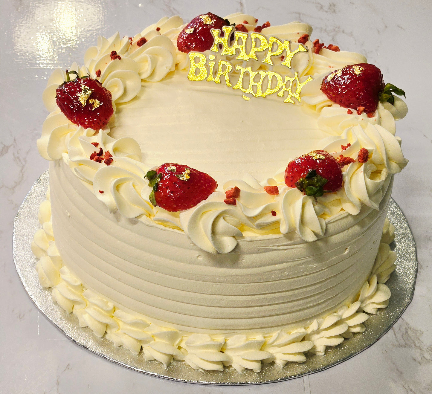 Strawberry & Cream Cake