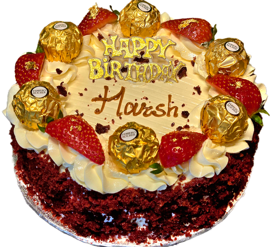 Red Velvet Ferrero Cake