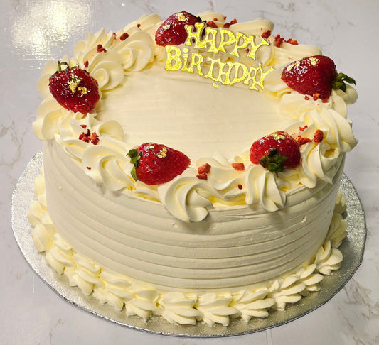Strawberry & Cream Cake