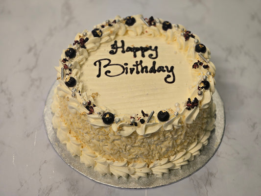 Vanilla & Blueberry Cake